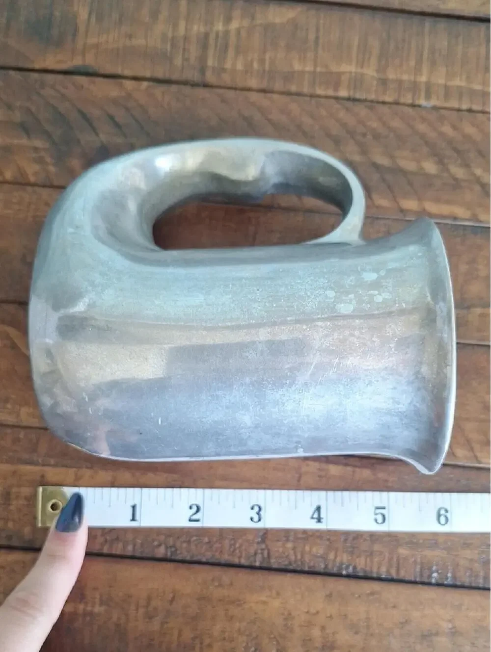 Vintage Ballena Bay Pewter French Horn Beer Mug Cup